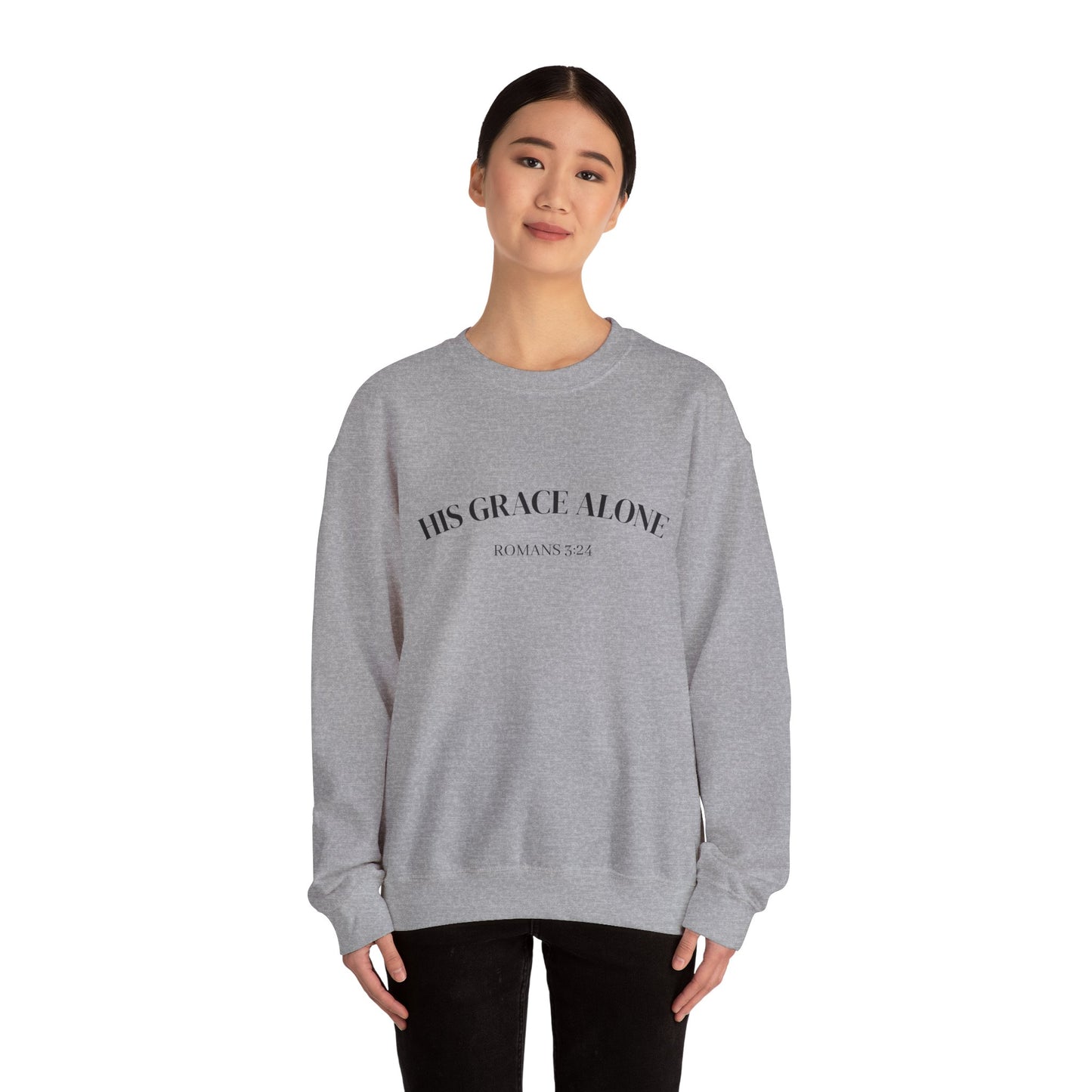 Crewneck Sweatshirt — Classic White Heavy Blend Crewneck