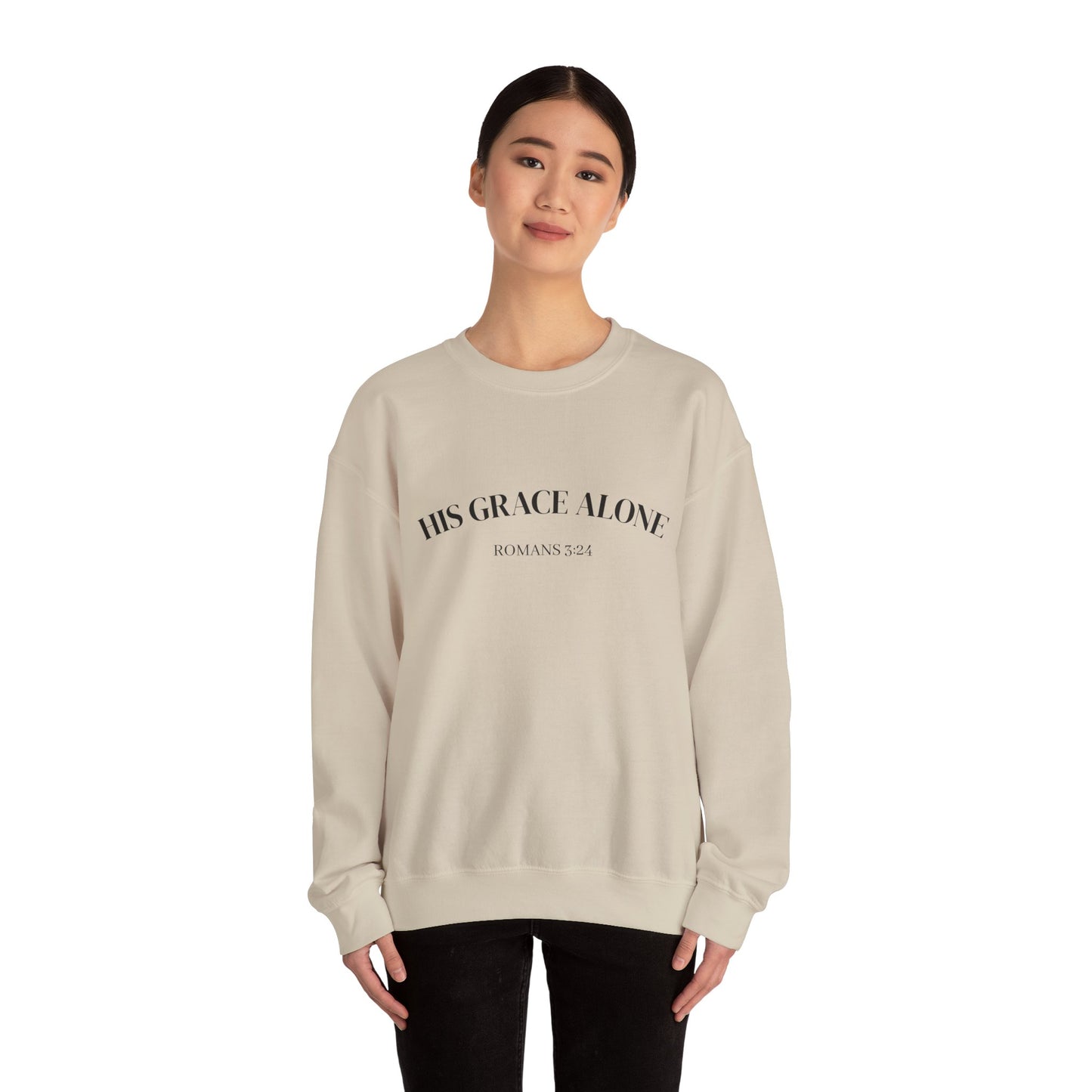 Crewneck Sweatshirt — Classic White Heavy Blend Crewneck