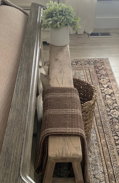 Handcrafted Weathered Wood Skinny Bench, Rustic Primitive Noodle Bench, 46 inches