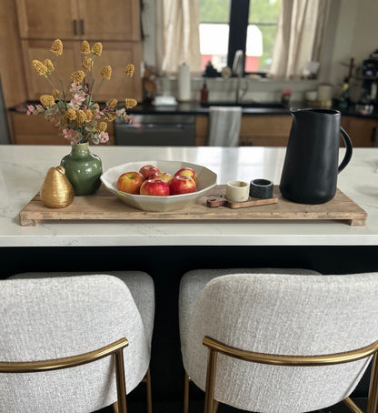 Decorative Countertop tray, Rustic kitchen island decor, Distressed wood tray, Serving board, Housewarming gift, Rustic wood counter tray