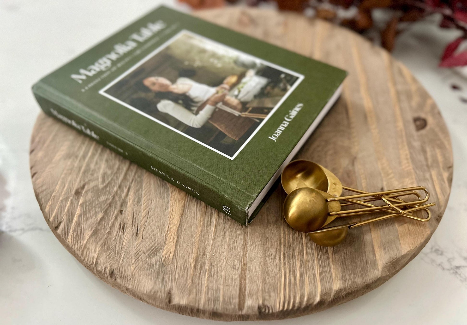 Handmade Rustic Wood Countertop Tray, Vintage Display Stand (16x9.25x1.5)