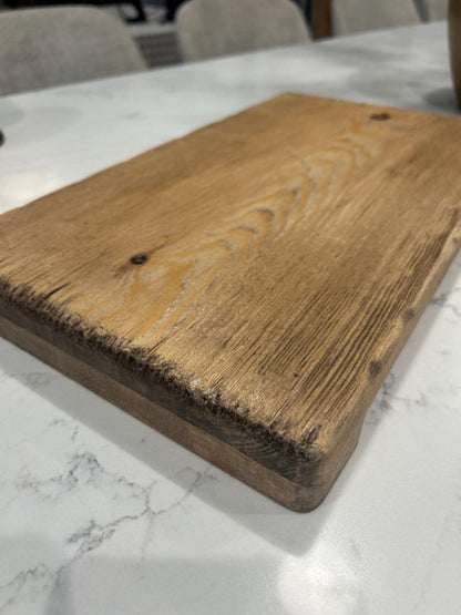 Handmade Rustic Pine Countertop Tray, Kitchen Decor Stand, 16x9.25
