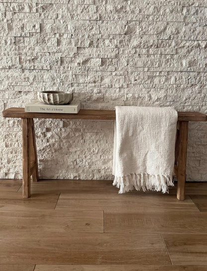 Reclaimed Wood Skinny Bench, Rustic Primitive Noodle Bench, Bench for narrow space, Handcrafted distressed wood bench, Thin bench
