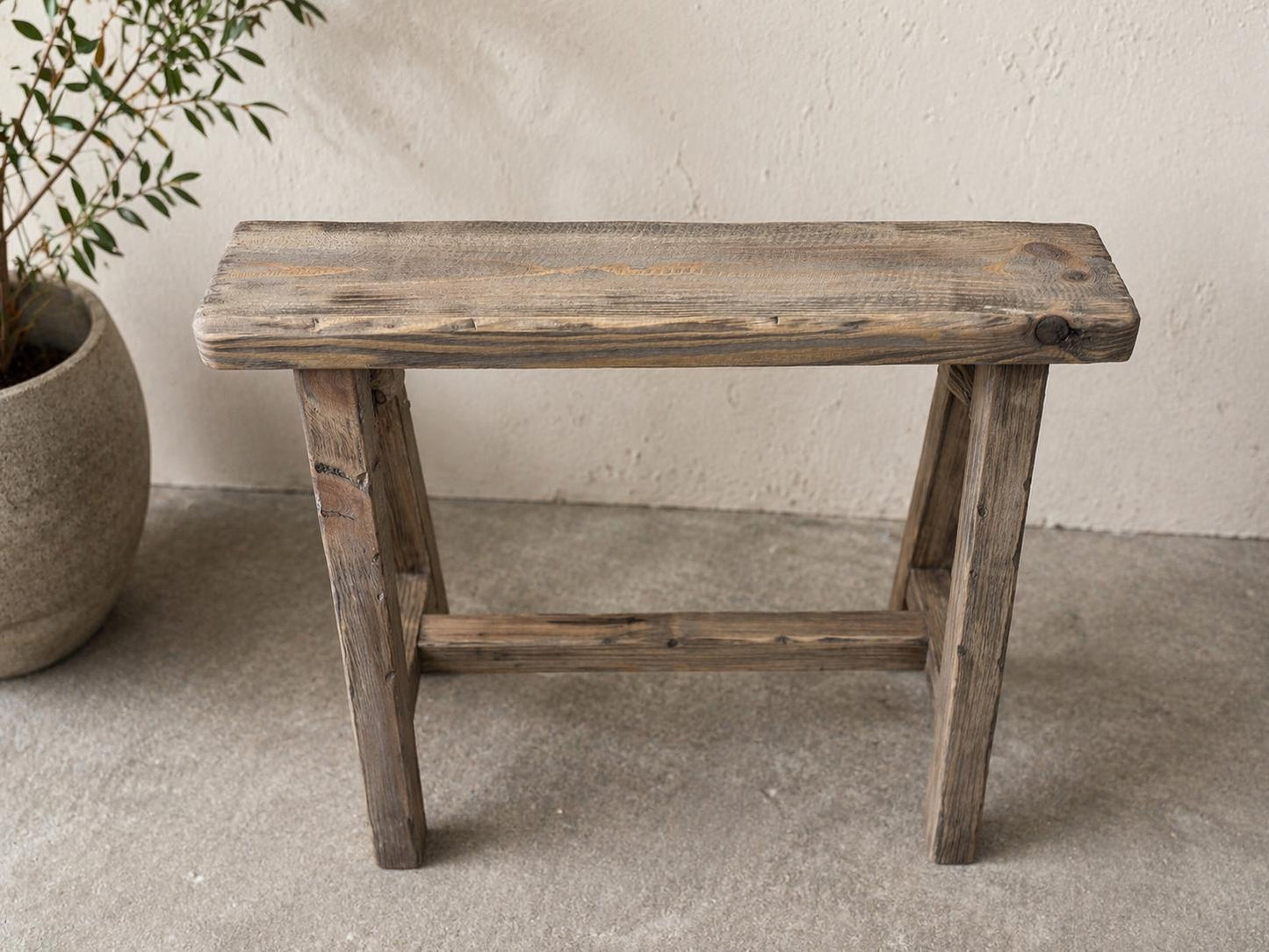 Skinny Bench for Entryway, Narrow Wood Bench, Rustic Farmhouse Bench, Slim Bench for Hallway, End of Bed Bench, End Table Stool